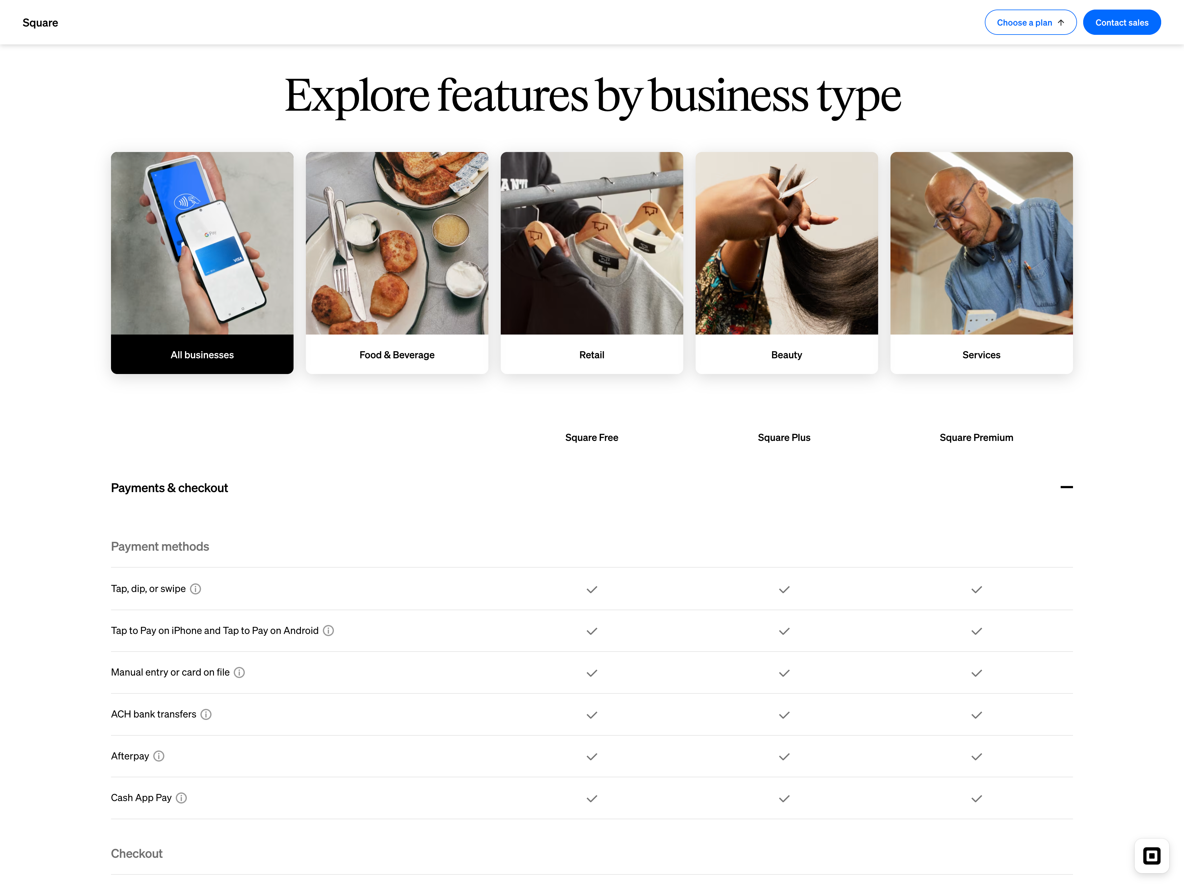 Square Pricing Experiment